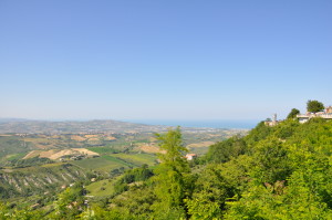 Paesaggio dalla Fortezza di Civitella del Tronto (N.Masci)