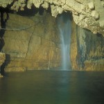 Grotte di Stiffe: Sala della cascata