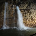 Grotte di Stiffe: Sala della cascata