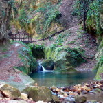 Il fiume Alento nei pressi delle tombe rupestri